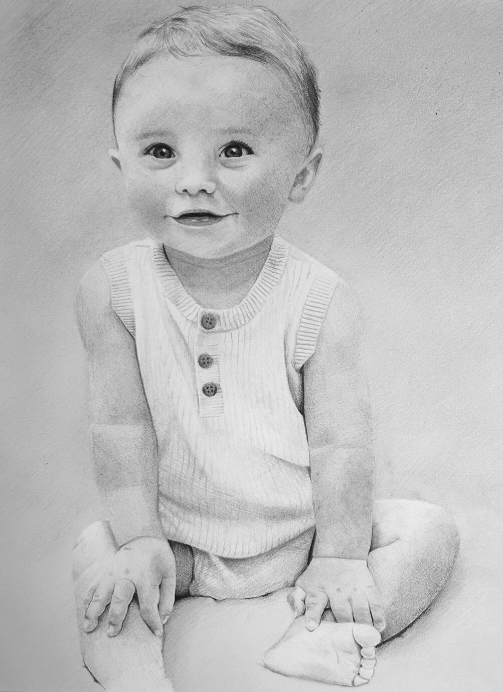 16'x20' graphite drawing