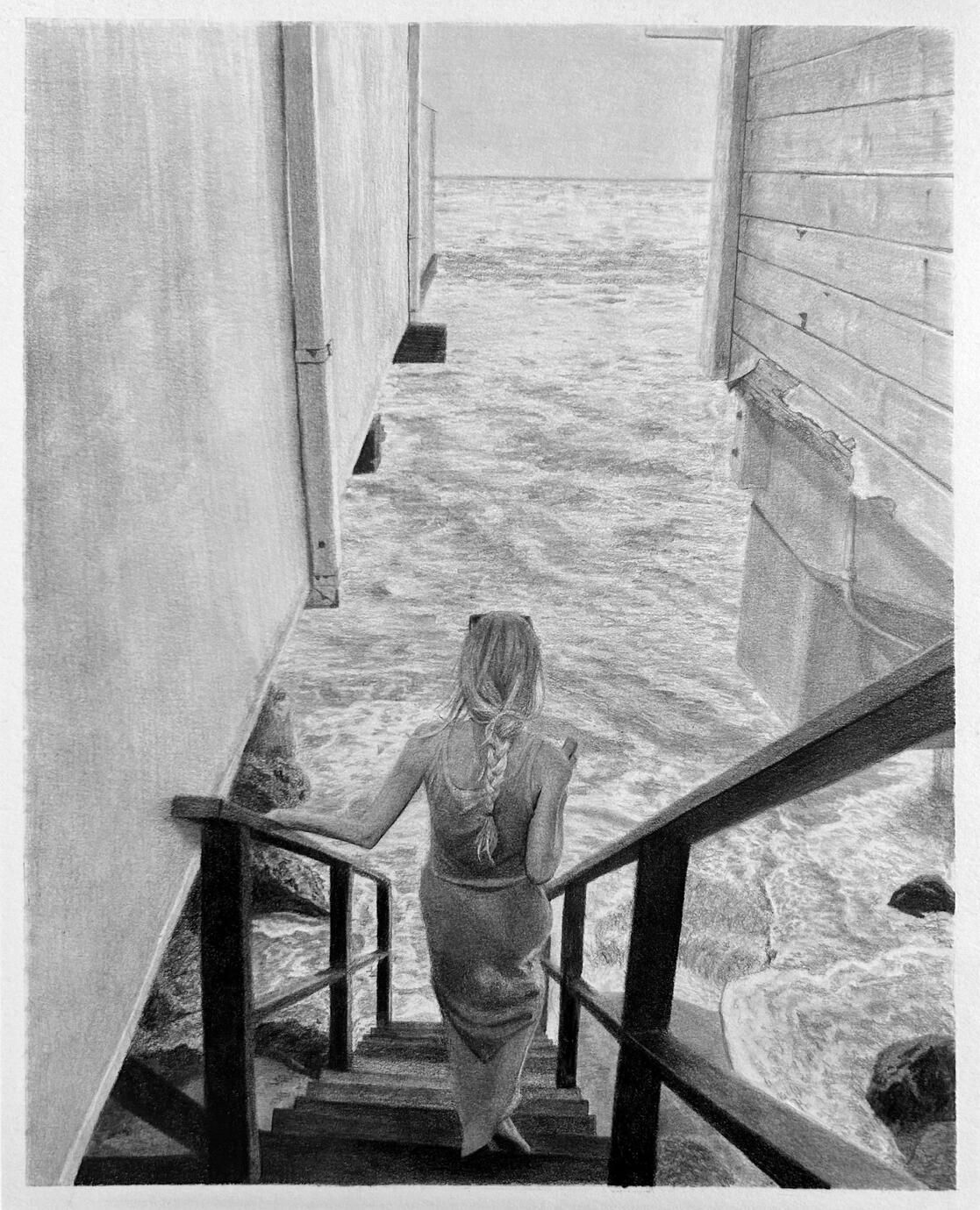 8'x10' graphite drawing